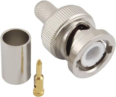 BNC Male Q9 Plug Crimp for RG8X RG-8X Mini-RG8 LMR240 Coax Cable in Saudi Arabia