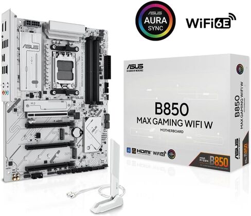 NEWEGG Motherboard CPU Memory Combo-B850 ATX Motherboard Bundle with Ryzen 5 9600X 6-Core 3.9GHz CPU and 16GB (2 x 8GB) 288-Pin PC RAM DDR5 6000 Desktop Memory in Kuwait