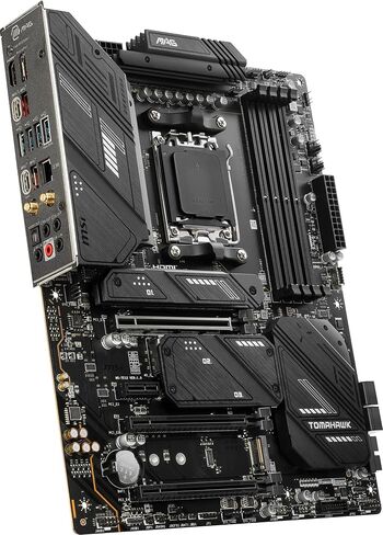 MSI MAG X670E Tomahawk WiFi Gaming Motherboard (AMD AM5, DDR5, PCIe 5.0, SATA 6Gb/s, M.2, USB 3.2 Gen 2, Wi-Fi 6E, 2.5Gbps LAN, HDMI/DP, ATX) (Renewed) in Saudi Arabia