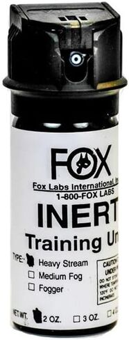 105FTSDB Inert 1.5 oz. Flip Top Stream Pepper Spray, White in Saudi Arabia