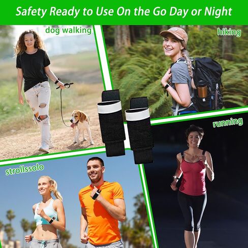 2PCS Mace Pepper Spray Holder Adjustable Reflective Defense Spray Wristband in Kuwait