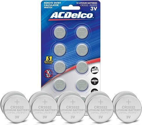 Powermax ACDelco 24-Count CR2032 Batteries, Lithium 3V Coin Cell Button Battery Pack for Watch and Small Electronics, 5 Year Shelf Life in Saudi Arabia