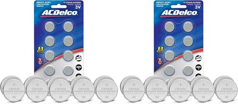 Powermax ACDelco 24-Count CR2032 Batteries, Lithium 3V Coin Cell Button Battery Pack for Watch and Small Electronics, 5 Year Shelf Life in Saudi Arabia