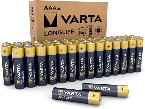 Varta Longlife AA Batteries (100 Pack), Alkaline Double A Battery in Saudi Arabia