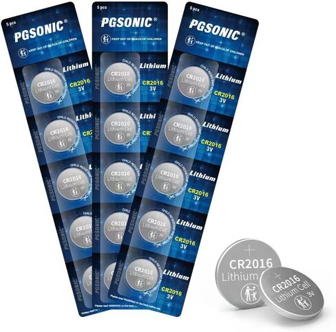 PGSONIC CR2450 Batteries, 3 Volt Lithium Coin Battery 10 Count, High Capacity and Leak-Free Performance in Kuwait