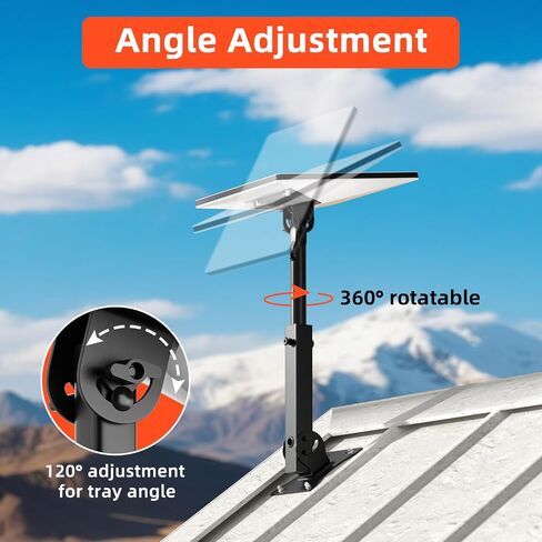 Starlink Mount for Starlink Mini/Mini X, Adjustable Wall/Roof Mounting Kit in Saudi Arabia