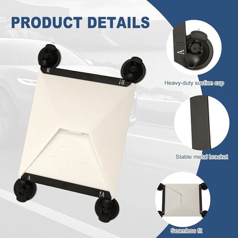 Starlink Mini Mount, Ultra Strong Suction Cup Car Mount, Window, Roof & Sunroof Holder, Tool-Free Installation for RV, Truck, Boat & Camping in Saudi Arabia