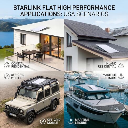 Starlink Performance Gen 3 Mount, Wedge Roof Bracket Kit, Flat Dish in Saudi Arabia