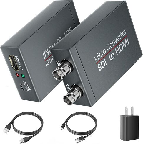 SDI to HDMI Converter with SDI Loop Out Includes 4ft HDMI Cable in Saudi Arabia