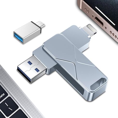محرك أقراص فلاش USB سعة 512 جيجابايت محرك إبهام عالي السرعة - محرك القفز المحمول لتخزين البيانات والنسخ الاحتياطي ونقل الملفات للكمبيوتر المكتبي والكمبيوتر المحمول (رمادي، 512 جيجابايت) in Kuwait