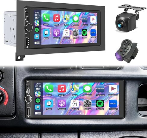 Plug&Play Car Stereo for Dodge Ram 1994-2001 /Dakota1987-2000 /Caravan 1984-2000 / Pickup D150 D250 D350 1984-1993/Town&Country 1990-2000/Grand Cherokee 1993-1998 Wireless CarPlay&Android Auto AM/FM in Saudi Arabia