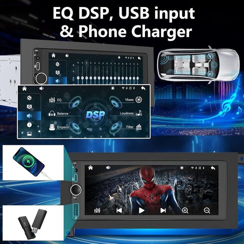 Plug&Play Car Stereo for Dodge Ram 1994-2001 /Dakota1987-2000 /Caravan 1984-2000 / Pickup D150 D250 D350 1984-1993/Town&Country 1990-2000/Grand Cherokee 1993-1998 Wireless CarPlay&Android Auto AM/FM in Saudi Arabia