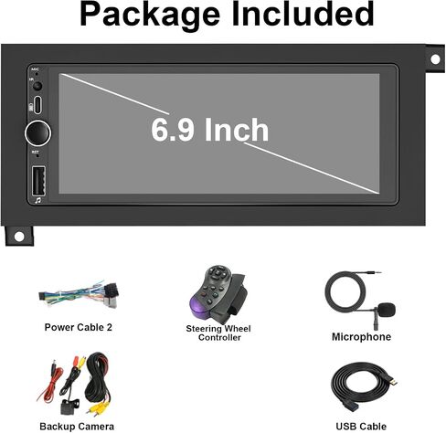 Plug&Play Car Stereo for Dodge Ram 1994-2001 /Dakota1987-2000 /Caravan 1984-2000 / Pickup D150 D250 D350 1984-1993/Town&Country 1990-2000/Grand Cherokee 1993-1998 Wireless CarPlay&Android Auto AM/FM in Saudi Arabia