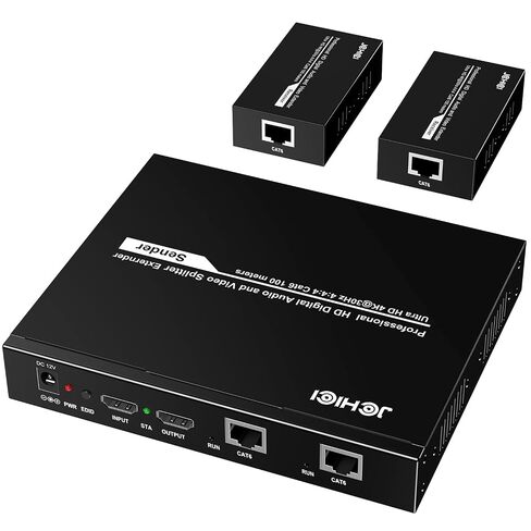 4K HDMI Extender Splitter 1x2 100M – with Loopout in Saudi Arabia