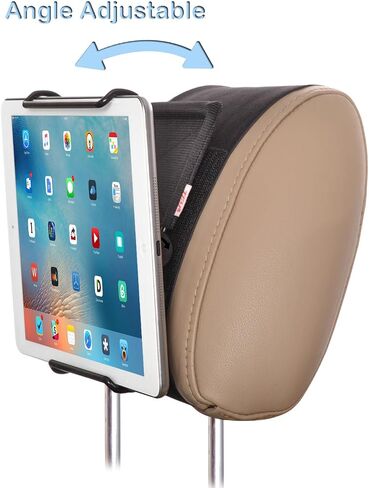 TFY Angle Adjustable Car Headrest Mount Holder for 12.9" Tablets in Saudi Arabia