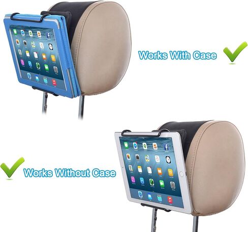 TFY Angle Adjustable Car Headrest Mount Holder for 12.9" Tablets in Saudi Arabia