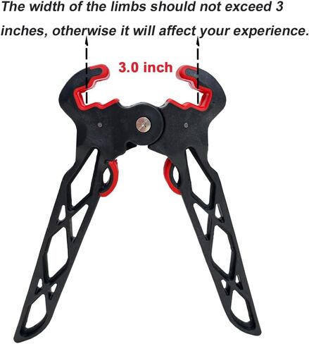 Archery Bow Stand Folding Compound Bow Stands Bow Jack Limbs Clamp Kickstand Ground Holder for Outdoor Hunting Shooting Accessories (Standard) in Saudi Arabia