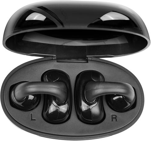 Bone Conduction Bluetooth Headphones with ENC Boom Mic Wireless Computer Headsets with Mic Noise Canceling Open Ear 8H Playtime Multi-Device Pairing for Sports Work Driving Study in Saudi Arabia