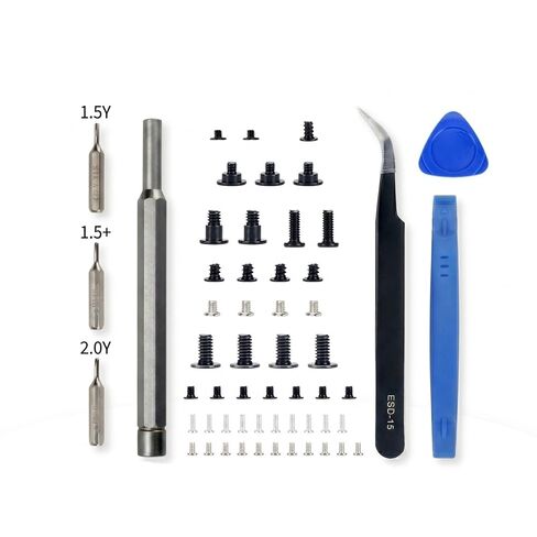 SYOUQING 50pcs Full Set Screw Replacement Kit for Nintendo Switch OLED Model HEG-001 — Complete Console Screw Set with Repair Tools (Not for Standard Switch/Lite/Switch 2) in Saudi Arabia