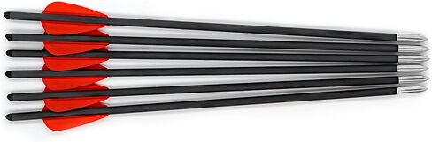 BALLISTA 12.8 in Carbon Mini Crossbow Bolts, 6 Pack, 140 Grain Steel Tips in Saudi Arabia