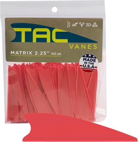 TAC Vanes Matrix Shield Cut Vanes, Vanes for Archery Bowhunting and Recreational Shooting in Kuwait