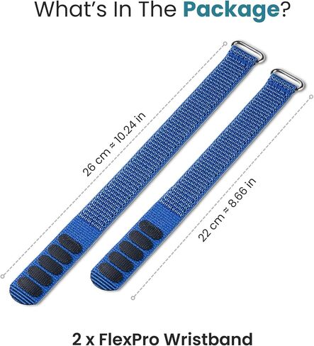 Herz P1 Smart Band + Blue Strap – Fitness & Sleep Tracking Wristba, Extra Adjustable Nylon Bands, Long Battery Life, Activity & Rest Monitoring, Splash Resistant, App Connected in Kuwait