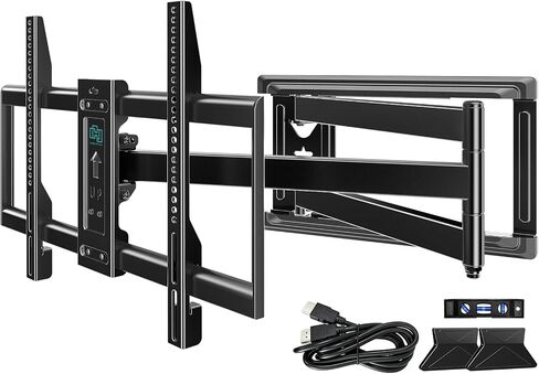 HCMOUNTING Corner TV Wall Mount Long Arm Full Motion Bracket for 32–80" TVs in Saudi Arabia