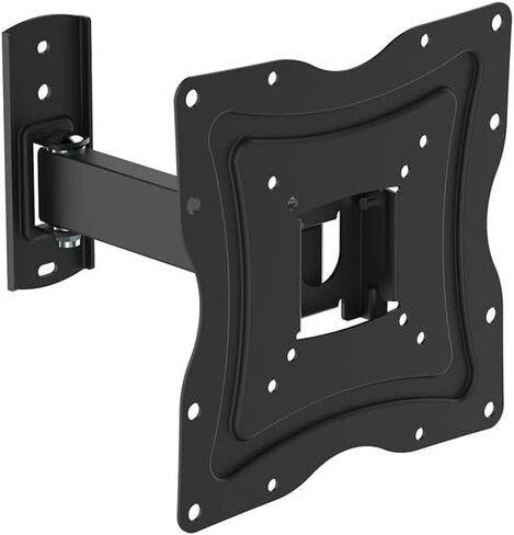 Kortek Full Motion TV Wall Mount for 10–50 Inch Tvs, Articulating Tilt Swivel Mount with 9 Inch Extension, Vesa 75x75 to 200x200, 66 Lbs Capacity, Single Stud with HDMI Cable Included in Kuwait