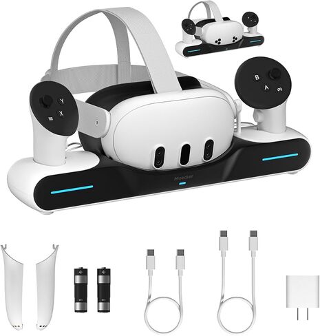 Magnetic Charging Dock for Meta Quest 3/3S Charging Station Charger in Saudi Arabia