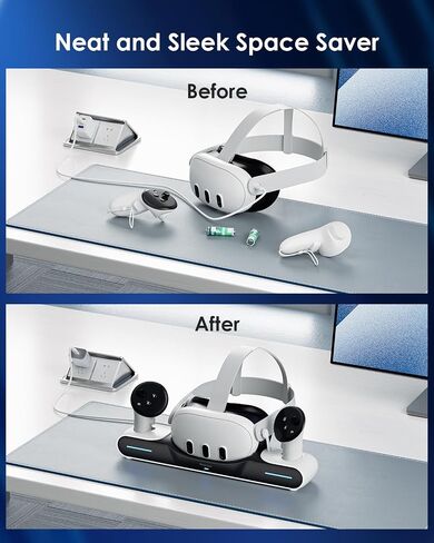 Magnetic Charging Dock for Meta Quest 3/3S Charging Station Charger in Saudi Arabia