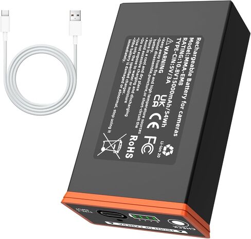 4 Pack Battery for Moultrie Power Mag Rechargeable Lithium-Ion Battery Pack Replacement, Compatible with Moultrie Cellular Trail Cameras Edge, Edge Pro, Edge 2, Edge 2 Pro, Sup Solar Panel Charging in Kuwait