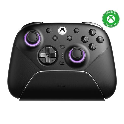 وحدة تحكم لاسلكية 8Bitdo Ultimate 3E لأجهزة Xbox Series X|S والكمبيوتر الشخصي، رمادي | مرخص رسميًا، 2.4 جيجا لأجهزة Xbox، أجزاء قابلة للتبديل، عصا تحكم TMR، 2 توقف للزناد، قاعدة شحن لاسلكية، مقبض محسن in Kuwait