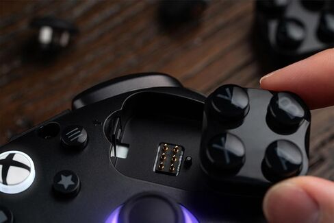 وحدة تحكم لاسلكية 8Bitdo Ultimate 3E لأجهزة Xbox Series X|S والكمبيوتر الشخصي، رمادي | مرخص رسميًا، 2.4 جيجا لأجهزة Xbox، أجزاء قابلة للتبديل، عصا تحكم TMR، 2 توقف للزناد، قاعدة شحن لاسلكية، مقبض محسن in Kuwait