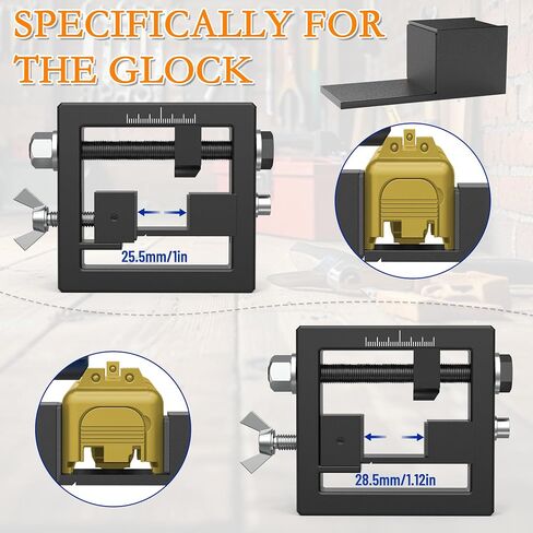 SporGain Sight Pusher Tool for Square Slides, Precision Heavy-Duty Frame in Saudi Arabia