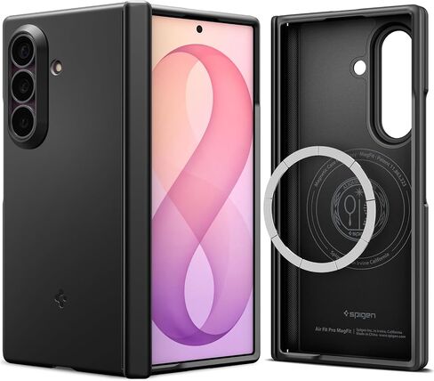 Spigen Air Fit Pro MagFit for Galaxy Z Fold 8 Ultra Case, Black in Saudi Arabia