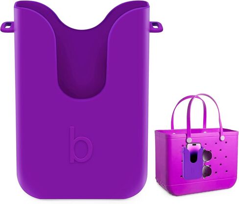 BestStone Silicone Phone Holder for Bogg Bags, Compatible Phone Case Attachment & Similar Beach Tote Bag Accessory – Ideal Holder for Bogg, White in Saudi Arabia