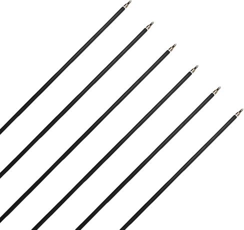 31.5Inch Carbon Arrow Targeting Practice Hunting Arrows Spine 400 for Compound & Recurve & English Long Bow with Removable Tips (Pack of 12) in Saudi Arabia