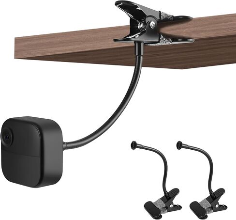2 Pack Flexible Clip Clamp Mount Compatible with Blink Outdoor 2K+/ Outdoor 4/(3rd Gen) XT3/Blink XT/XT2/Mini, Clip Holder with 7.8 inches Gooseneck Arm for Your Blink Camera Without Any Tools in Saudi Arabia
