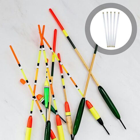 Uonlytech 10pcs Mm Diameter Plastic Fishing Float Tube for Carp, Lightweight and Sturdy Sponge Material, for Freshwater Fishing and Easy Observation in Saudi Arabia