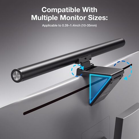 LED Screen Light Bar, Stepless Dimming Monitor Lamp for Desk Office Home Game, No Screen Glare/Touch Control/Space Saving/USB Powered in Saudi Arabia