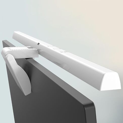 Pomya LED Computer Monitor Lamp, Computer Monitor Light Bar 3 Color Temperature ABS for Home (White) in Saudi Arabia