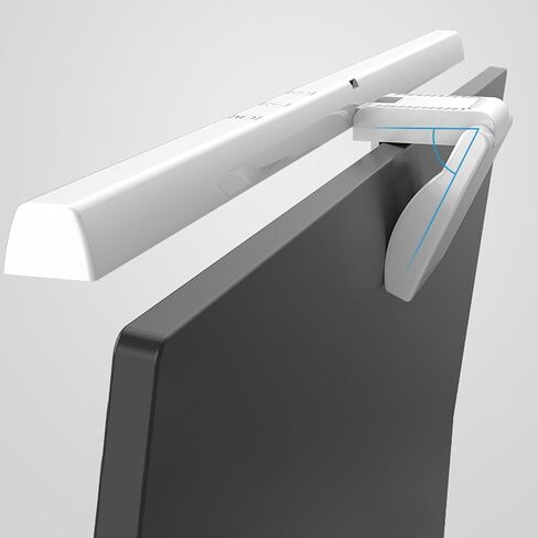 Pomya LED Computer Monitor Lamp, Computer Monitor Light Bar 3 Color Temperature ABS for Home (White) in Saudi Arabia