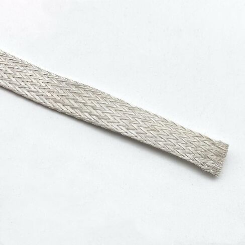 1Meter Silver Plated Braided Sleeve 6 mm Metal Sheath Interference Screening Audio Wire Wrap Signal Cable Shielding in Saudi Arabia