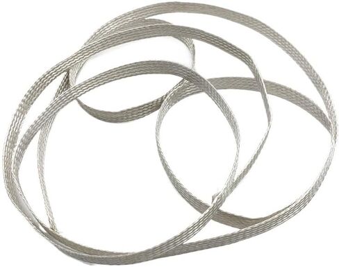1Meter Silver Plated Braided Sleeve 6 mm Metal Sheath Interference Screening Audio Wire Wrap Signal Cable Shielding in Saudi Arabia