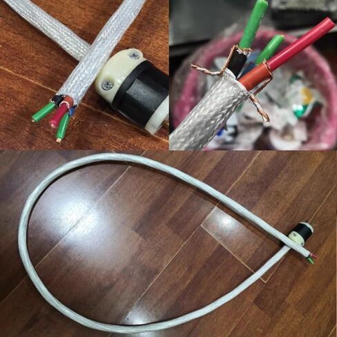 1Meter Silver Plated Braided Sleeve 6 mm Metal Sheath Interference Screening Audio Wire Wrap Signal Cable Shielding in Saudi Arabia