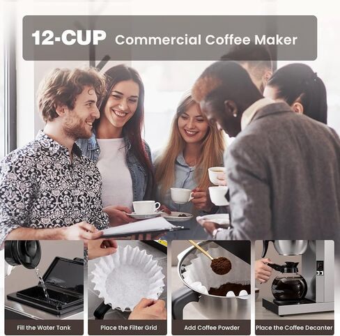SYBO 12-Cup Commercial Pour Over Coffee Maker SF-CB-2GA in Kuwait