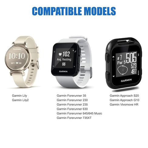 عبوتان متوافقتان مع كابل شاحن Garmin Lily 2، شحن بديل USB-A بطول 3.3أقدام/1 متر لـ Garmin Lily/Forerunner 645 630 230 in Kuwait