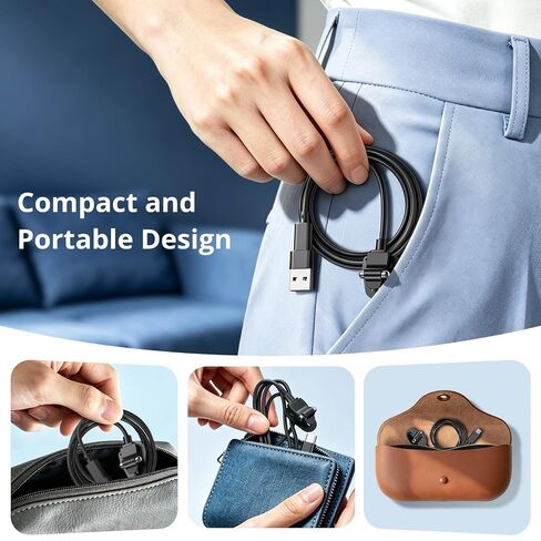 USB C Charging Cable for Ray-Ban Meta Smart Glasses Gen 2 Wayfarer/Skyler/Headliner/Scirber Opotics/Oakley Meta HSTN, Portable Charging Adapter for RayBan Meta AI Glasses, Safe Charging Protection, 1M in Kuwait