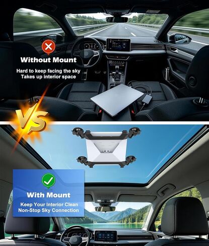Starlink Mini Mount,Starlink Mini Car Mount, Strong Suction Cup Mount in Saudi Arabia