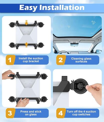 Starlink Mini Mount,Starlink Mini Car Mount, Strong Suction Cup Mount in Saudi Arabia